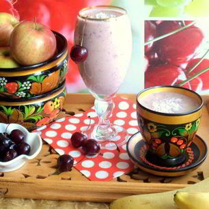 Рецепт Смузей Черешенка