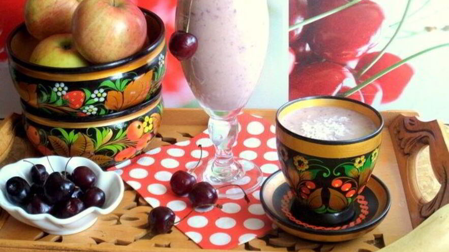 Рецепт смузей черешенка