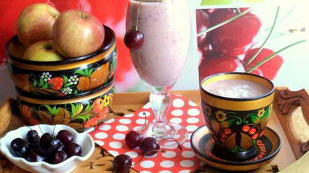 Рецепт смузей черешенка