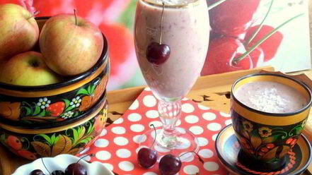 Рецепт смузей черешенка