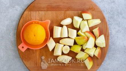 Рецепт смузей из банана и яблок с апельсиновым соком