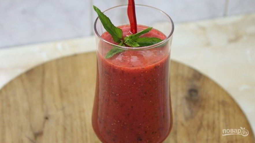 Рецепт смузей из клубники