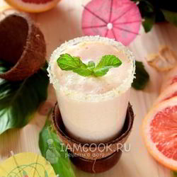 Рецепт Смузей из красного грейпфрута и кокосового молока