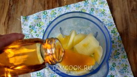 Рецепт смузей из яблока и консервированного манго