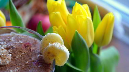 Рецепт Смузей с бананом и малиной