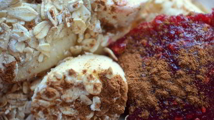 Рецепт смузей с бананом и малиной