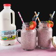 Рецепт Смузей с голубикой и бананом