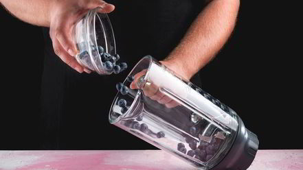 Рецепт смузей с голубикой и бананом