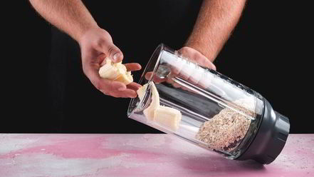 Рецепт смузей с голубикой и бананом