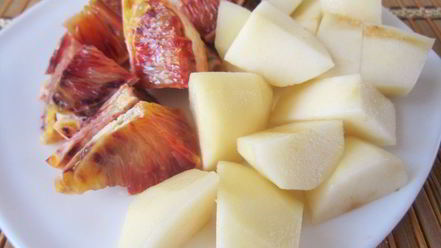 Рецепт смузей с грушей, апельсином и зеленым чаем