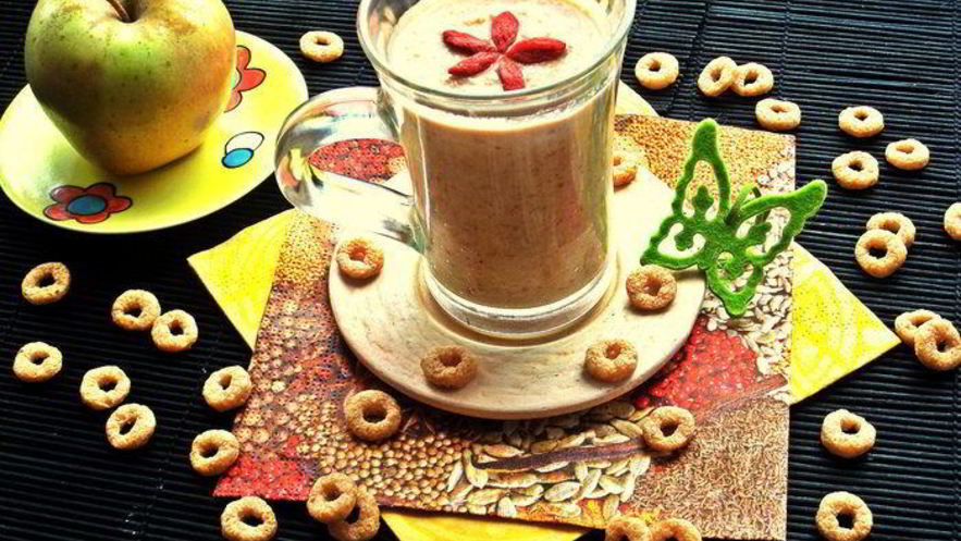 Рецепт смузей с курагой, фасолью и отрубями