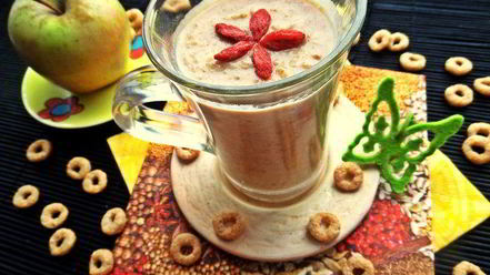 Рецепт смузей с курагой, фасолью и отрубями