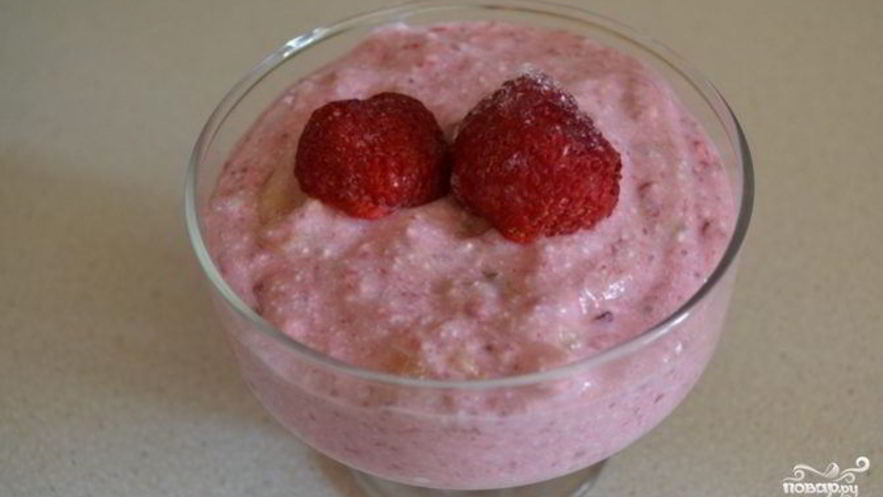 Рецепт смузей с творогом и бананом