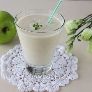 Рецепт Смузей с яблоком и творогом