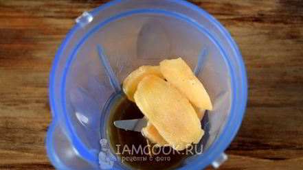 Рецепт смузей с засахаренным имбирем