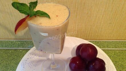 Рецепт смузей со сливами и бананом сладкая парочка