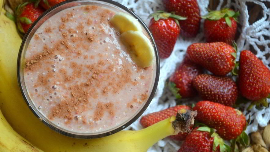 Рецепт смузей со свежей клубникой