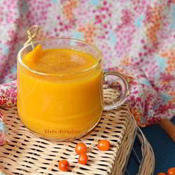 Рецепт Солнечного смузи с тыквой и облепихой