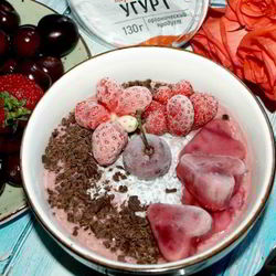 Рецепт Вишневого смузи-боул с чиа