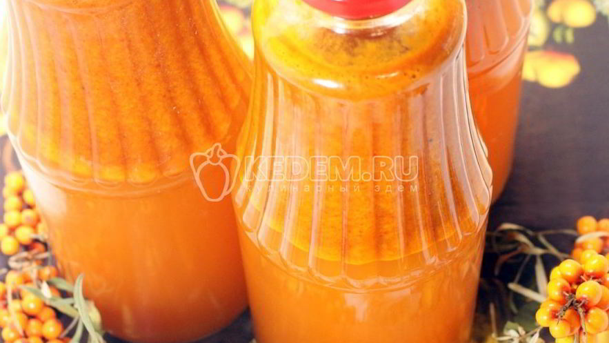 Рецепт облепихового сока