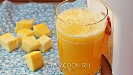 Рецепт сока из кабачков