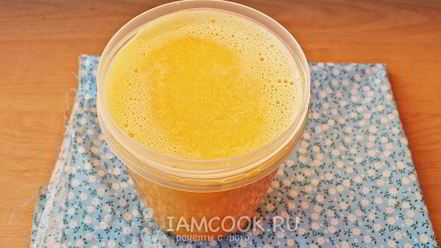 Рецепт сока из кабачков