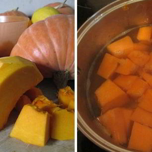 Рецепт Сока из тыквы и апельсинов