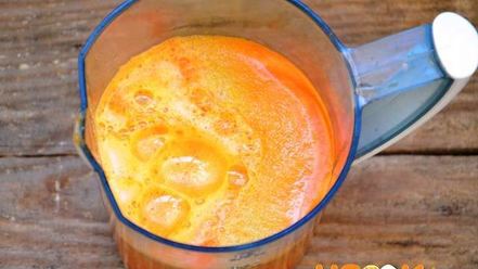 Рецепт сока из тыквы, яблок и моркови