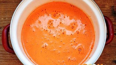 Рецепт сока из тыквы, яблок и моркови