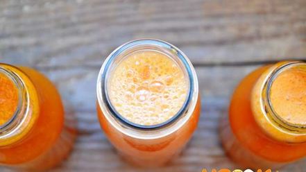 Рецепт сока из тыквы, яблок и моркови