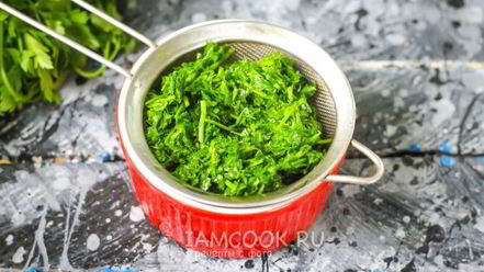 Рецепт сока петрушки