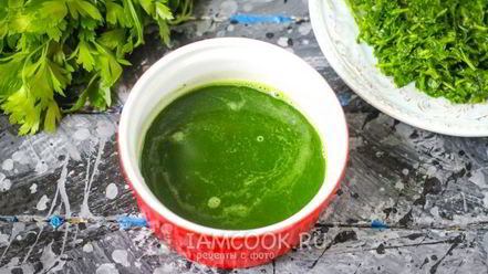 Рецепт сока петрушки