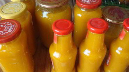 Рецепт сока тыква и яблоко