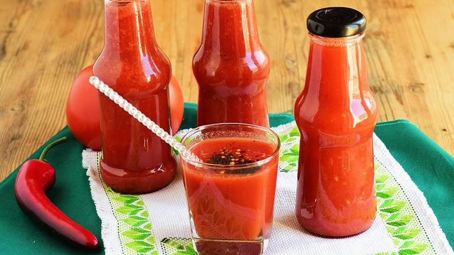 Рецепт томатного сока в банках