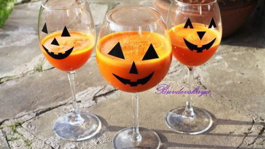 Рецепт витаминного коктейля безумная тыква на хэллоуин