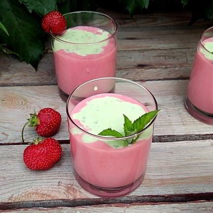 Рецепт Ягодного коктейля Яркое лето