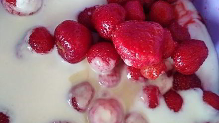 Рецепт ягодного коктейля яркое лето