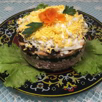 Салаты с печенью