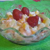 Рецепт Фруктового салата с йогуртом
