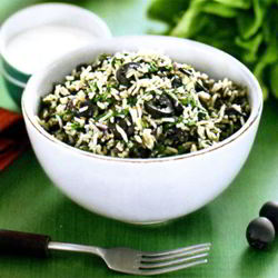 Рецепт Греческого рисового салата