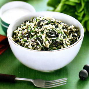 Рецепт Греческого рисового салата