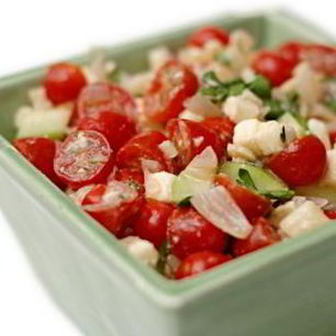 Рецепт Греческого салата из помидоров черри