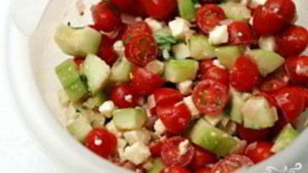 Рецепт греческого салата из помидоров черри
