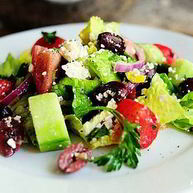 Рецепт Греческого салата с базиликом