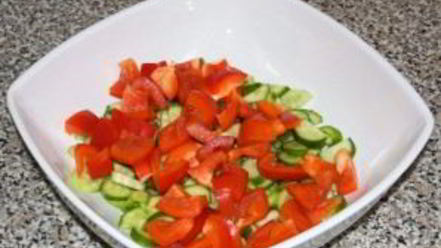 Рецепт греческого салата с брынзой