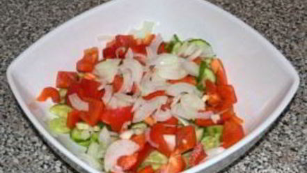Рецепт греческого салата с брынзой