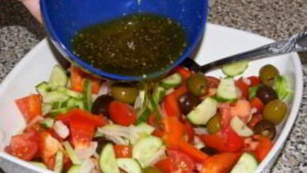 Рецепт греческого салата с брынзой