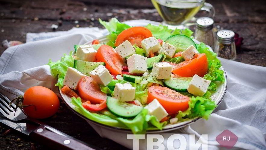 Рецепт греческого салата с фетаксой