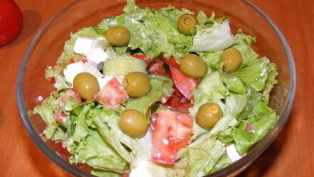 Рецепт греческого салата с фетой классический