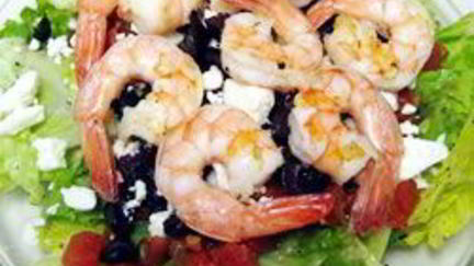 Рецепт Греческого салата с креветками